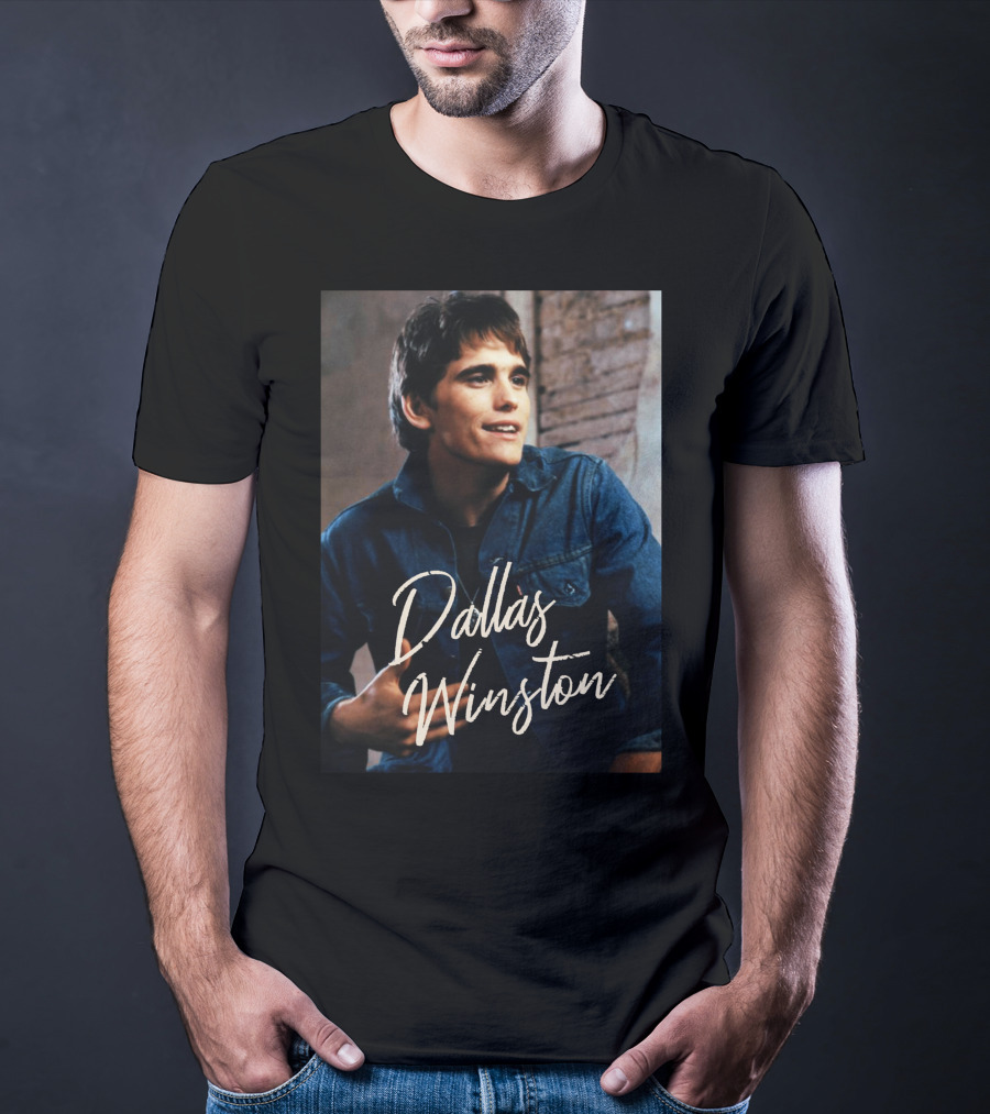 Dallas Winston The Outsiders 80s Movie Retro Denim T-Shirt