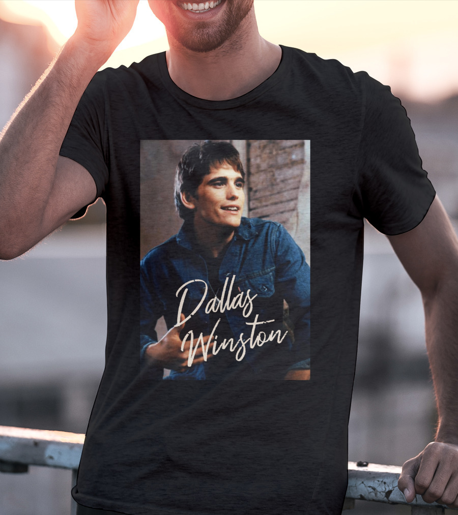 Dallas Winston The Outsiders 80s Movie Retro Denim T-Shirt