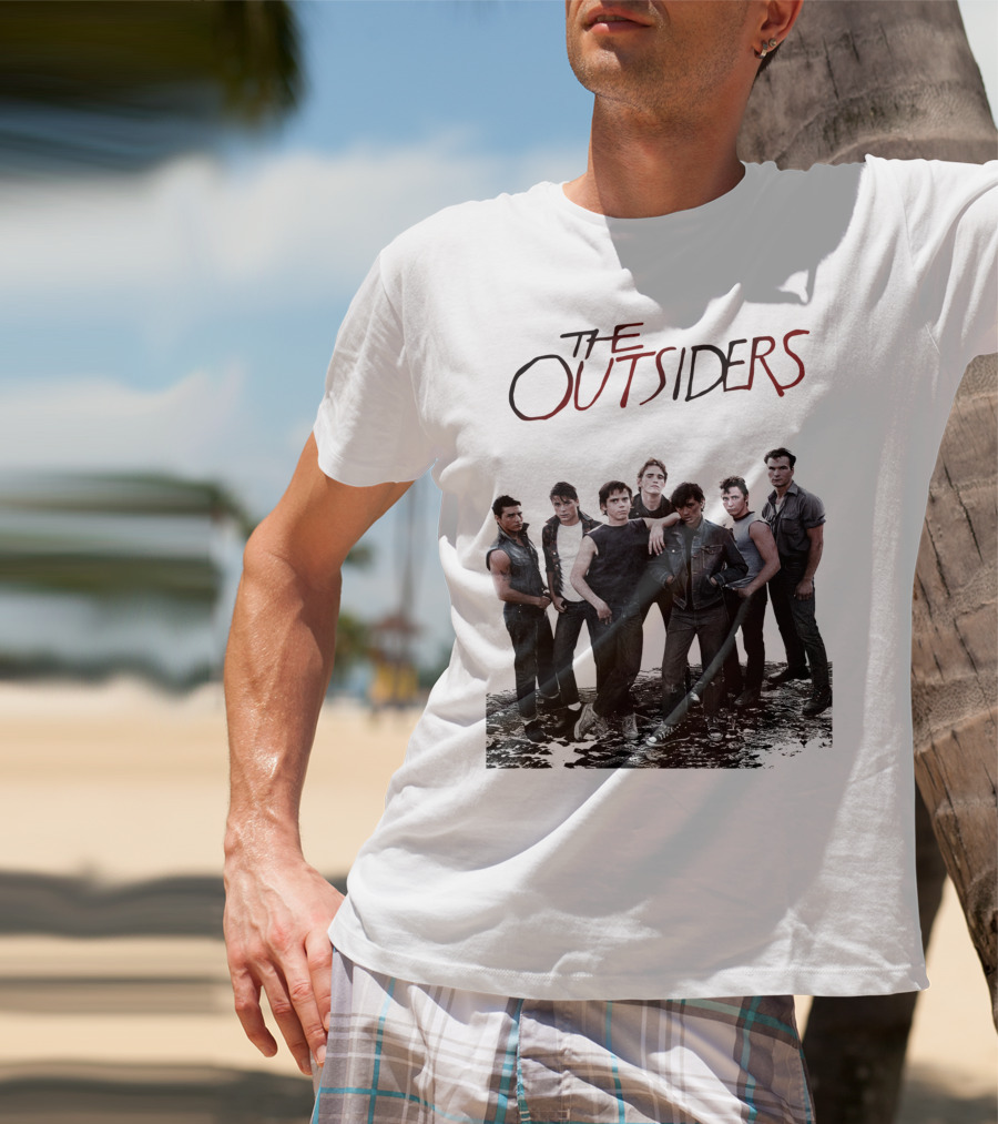 The Outsiders 1983 Movie Cast Photo Classic T-Shirt