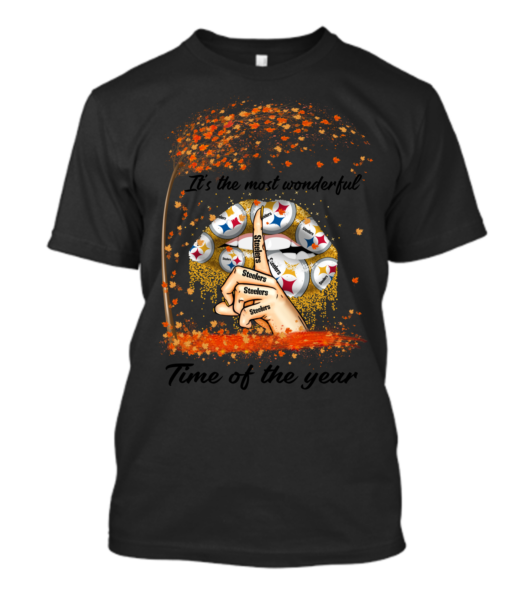 It's The Most Wonderful Time Of The Year Steelers Nfl Halloween Pittsburgh Steelers T-Shirt
