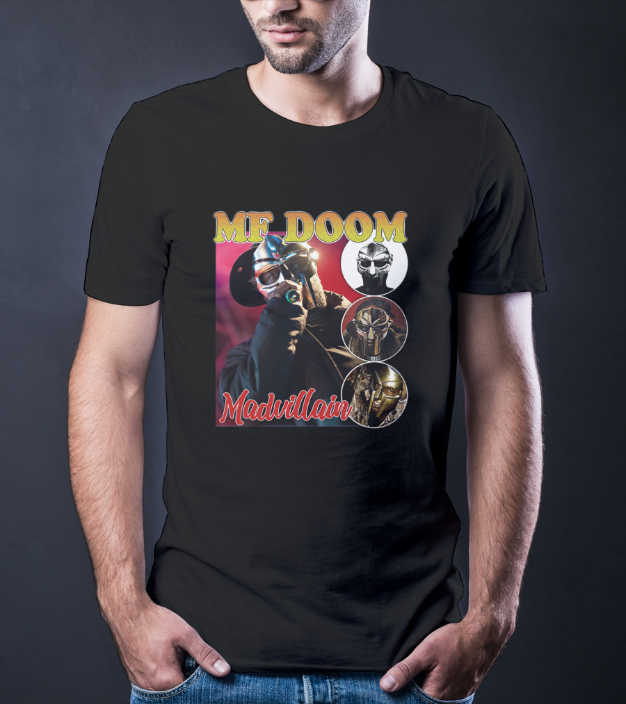 MF DOOM Madvillain Mask Images Fan T-Shirt