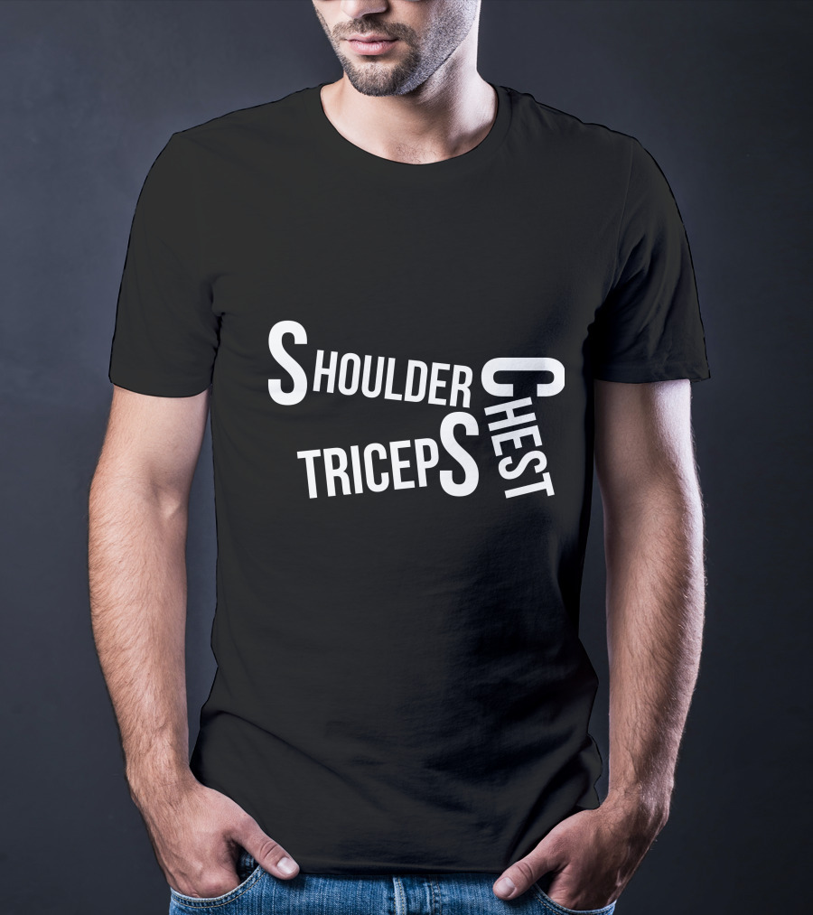 Gym Lover Shoulder Chest Triceps T-Shirt