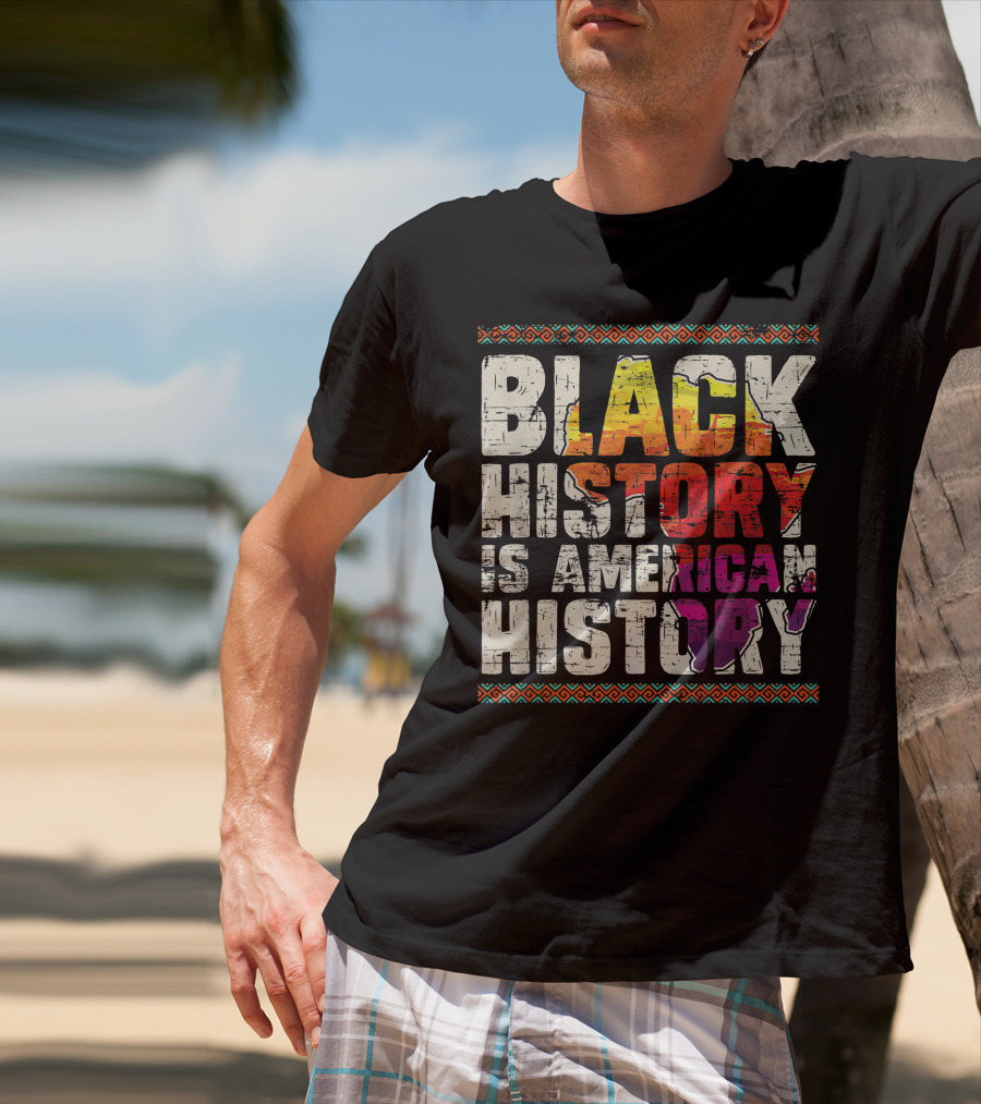 Black History Is American History African Roots Pride Black Americans Black History Month T-Shirt