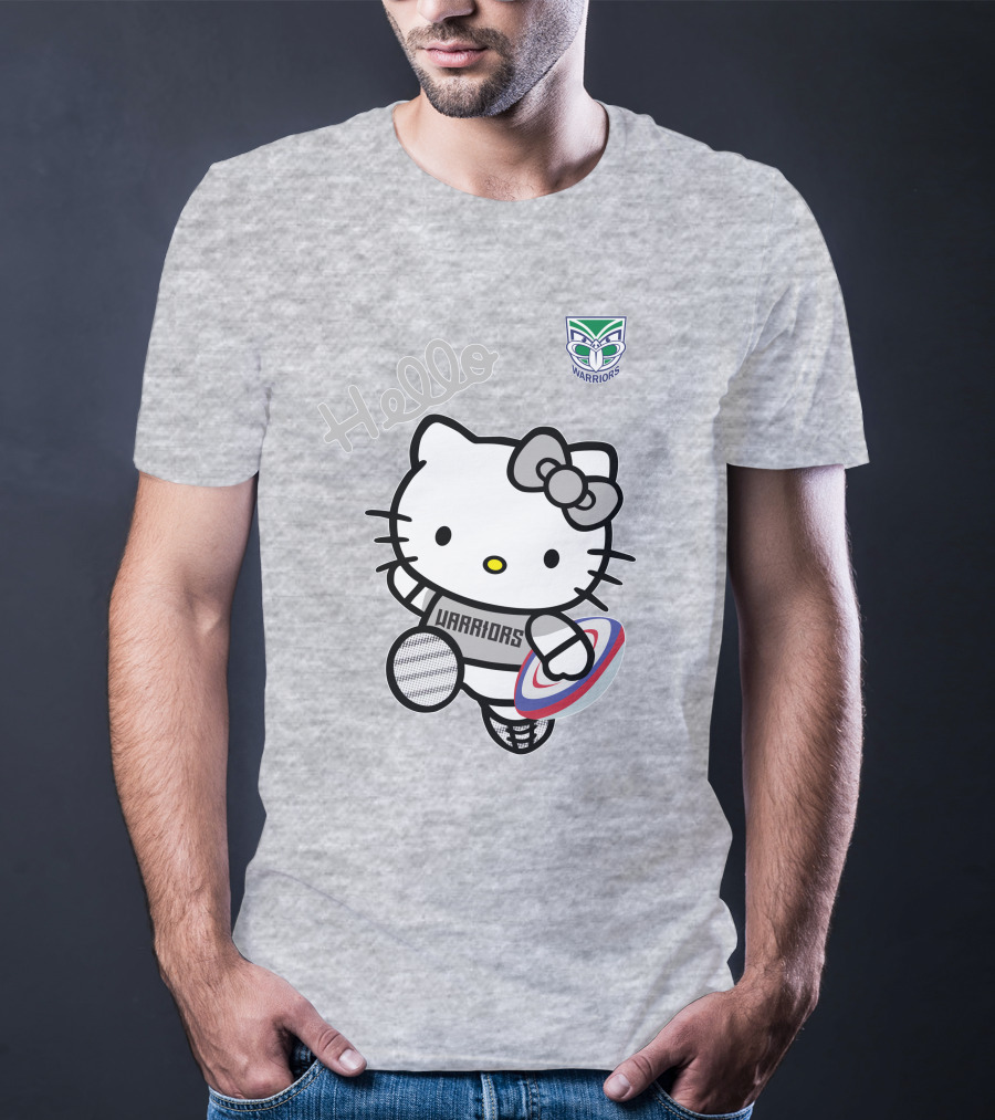 New Zealand Warriors Hello Kitty Rugby T-Shirt