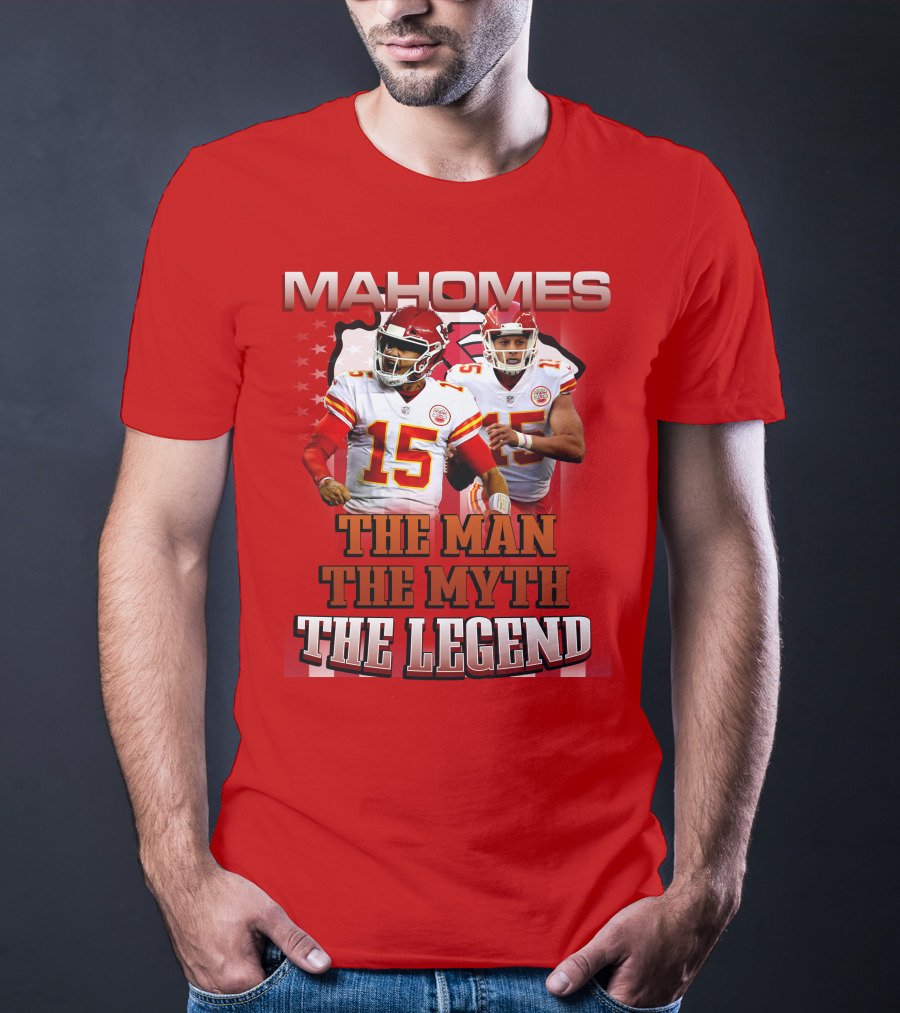 MAHOMES THE MAN THE MYTH THE LEGEND NFL Kansas City Chiefs P504HN6130 T-Shirt