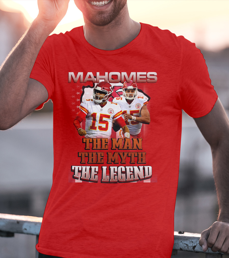 MAHOMES THE MAN THE MYTH THE LEGEND NFL Kansas City Chiefs P504HN6130 T-Shirt
