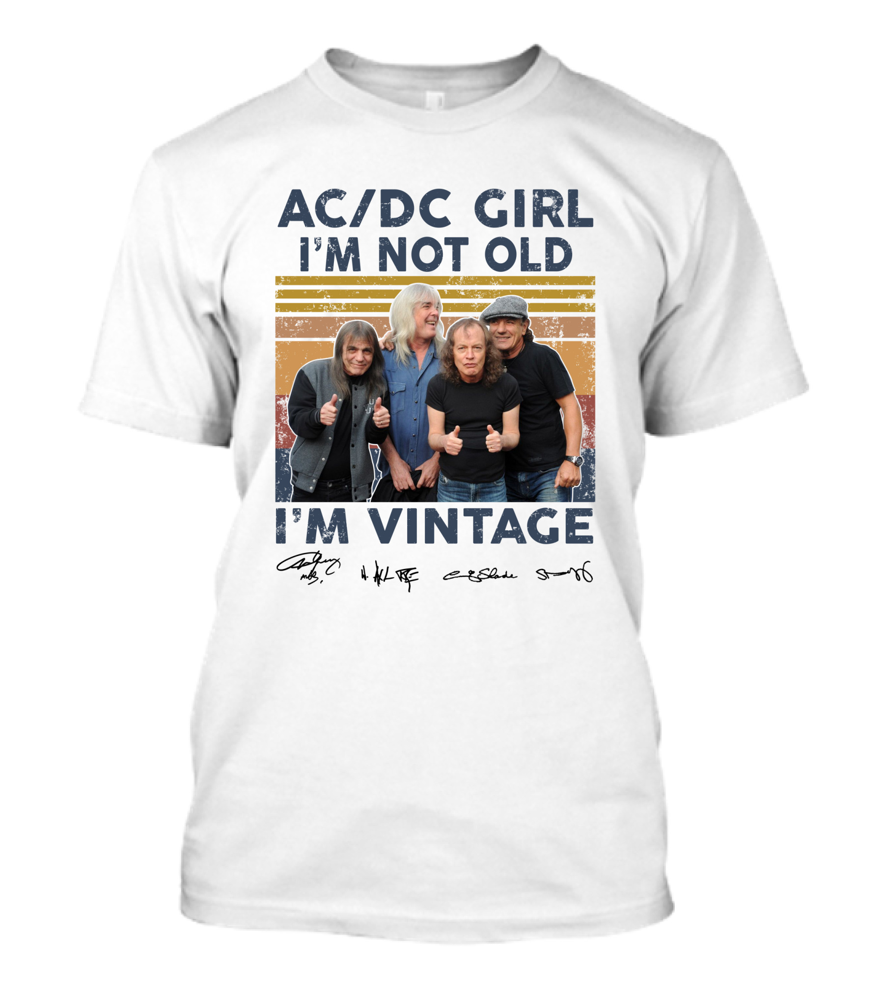 AC/DC Girl I'm Not Old I'm Vintage T-Shirt
