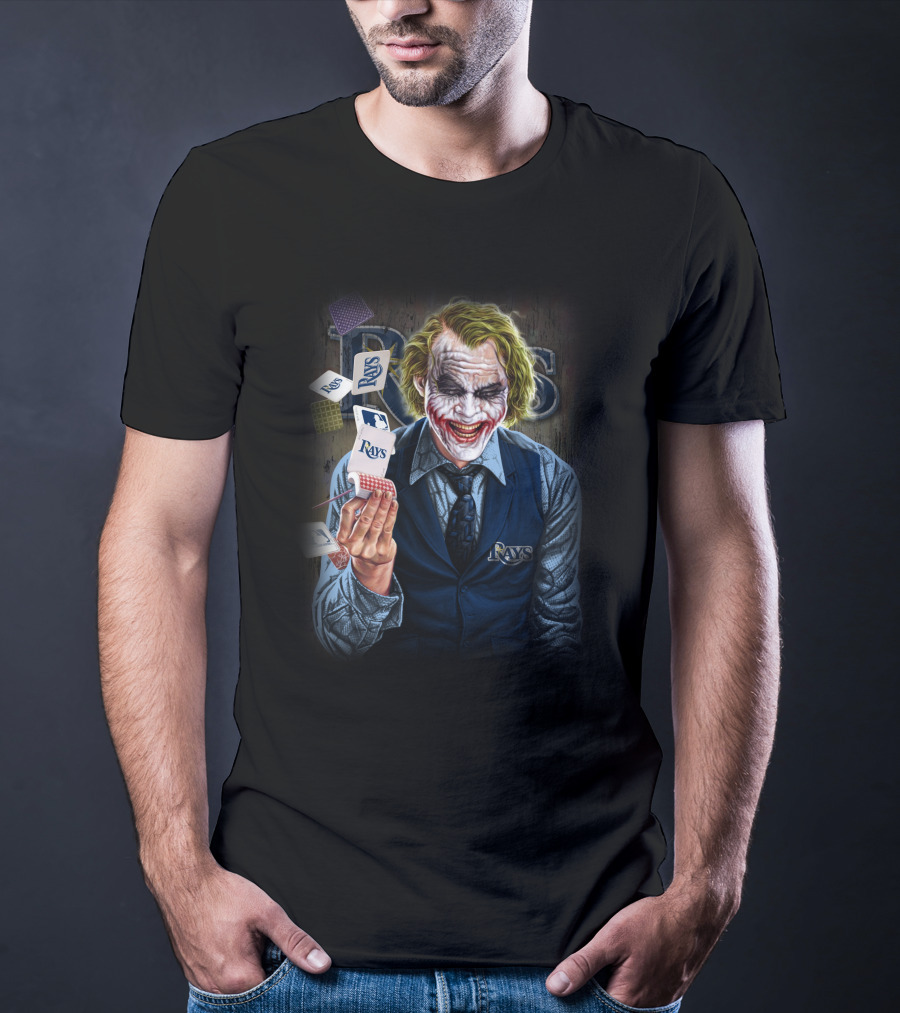Tampa Bay Rays Joker Playing Cards MLB Mashup T-Shirt