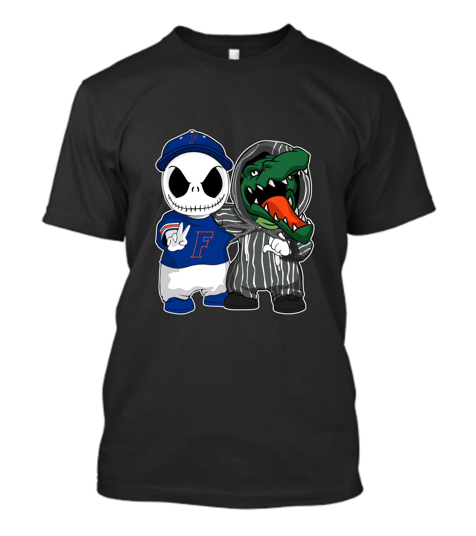 Florida Gators Jack Skellington Nightmare Crossover T-Shirt