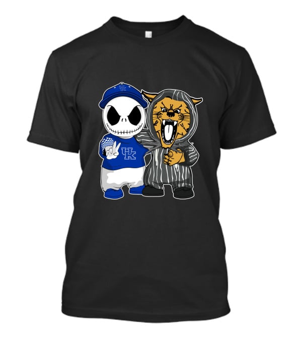 Kentucky Wildcats Jack Skellington Hoodie And Baseball Cap T-Shirt
