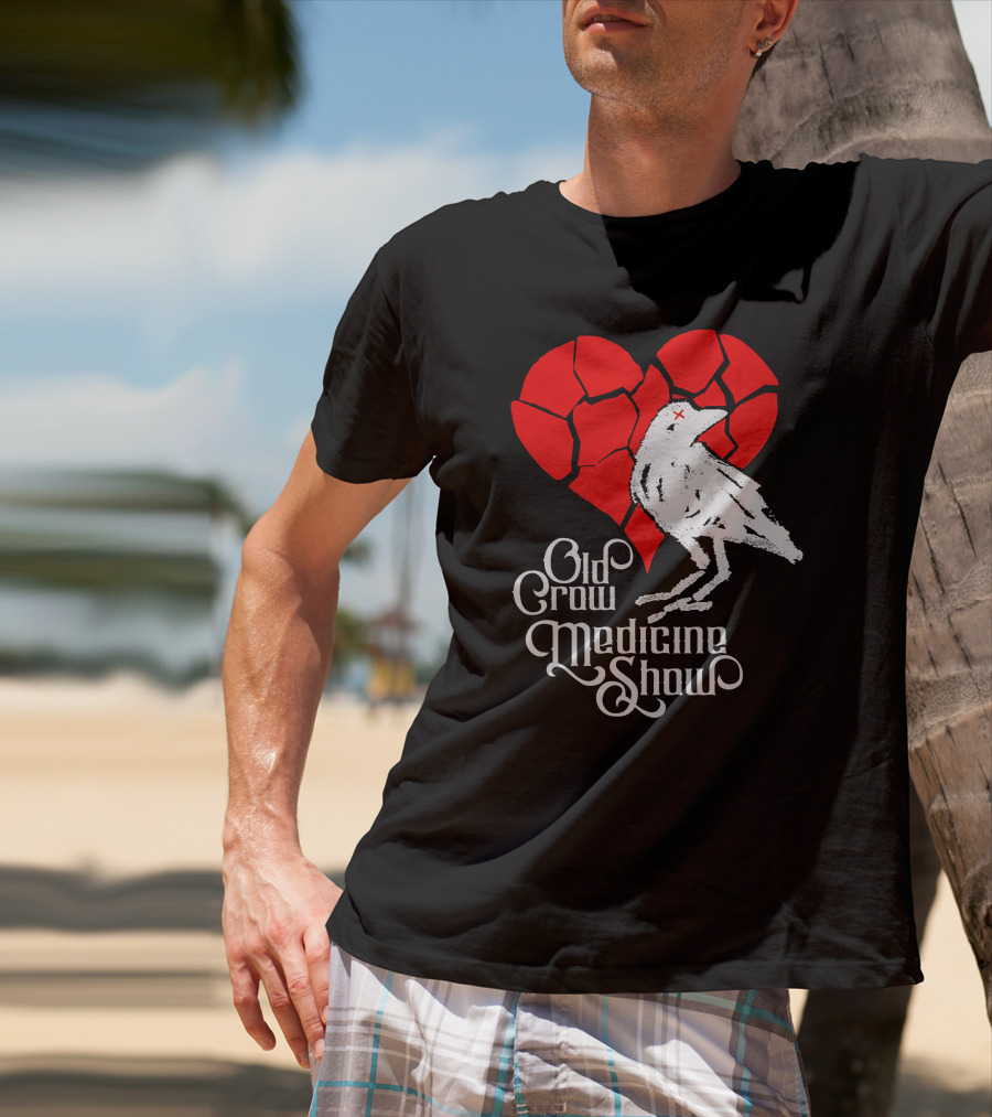 Old Crow Medicine Show Broken Heart Crow T-Shirt