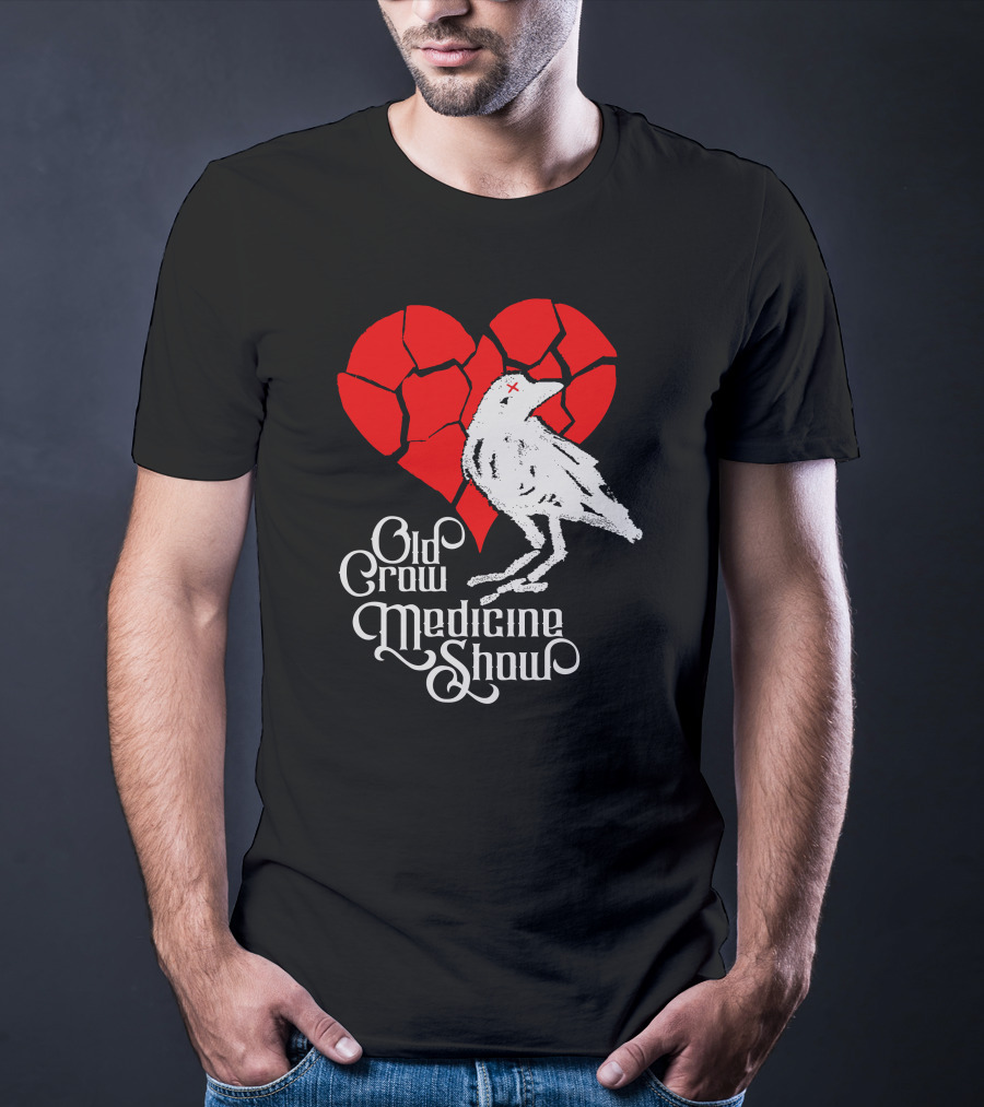 Old Crow Medicine Show Broken Heart Crow T-Shirt