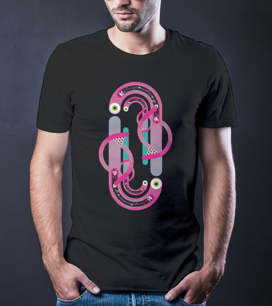 Crazy Dope Funky Abstract Eyeball T-Shirt