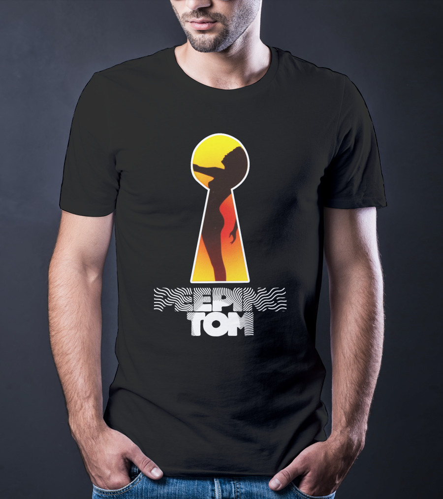 Peeping Tom 2006 Keyhole Silhouette Sunset T-Shirt