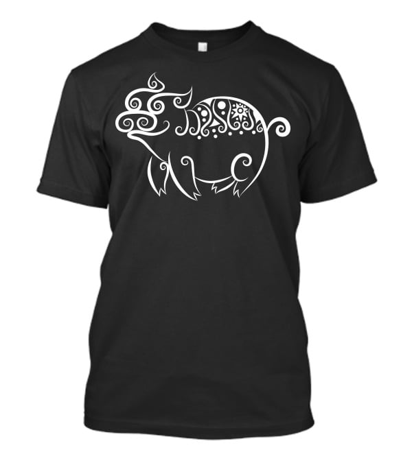 Pig Tribal Tattoo T-Shirt