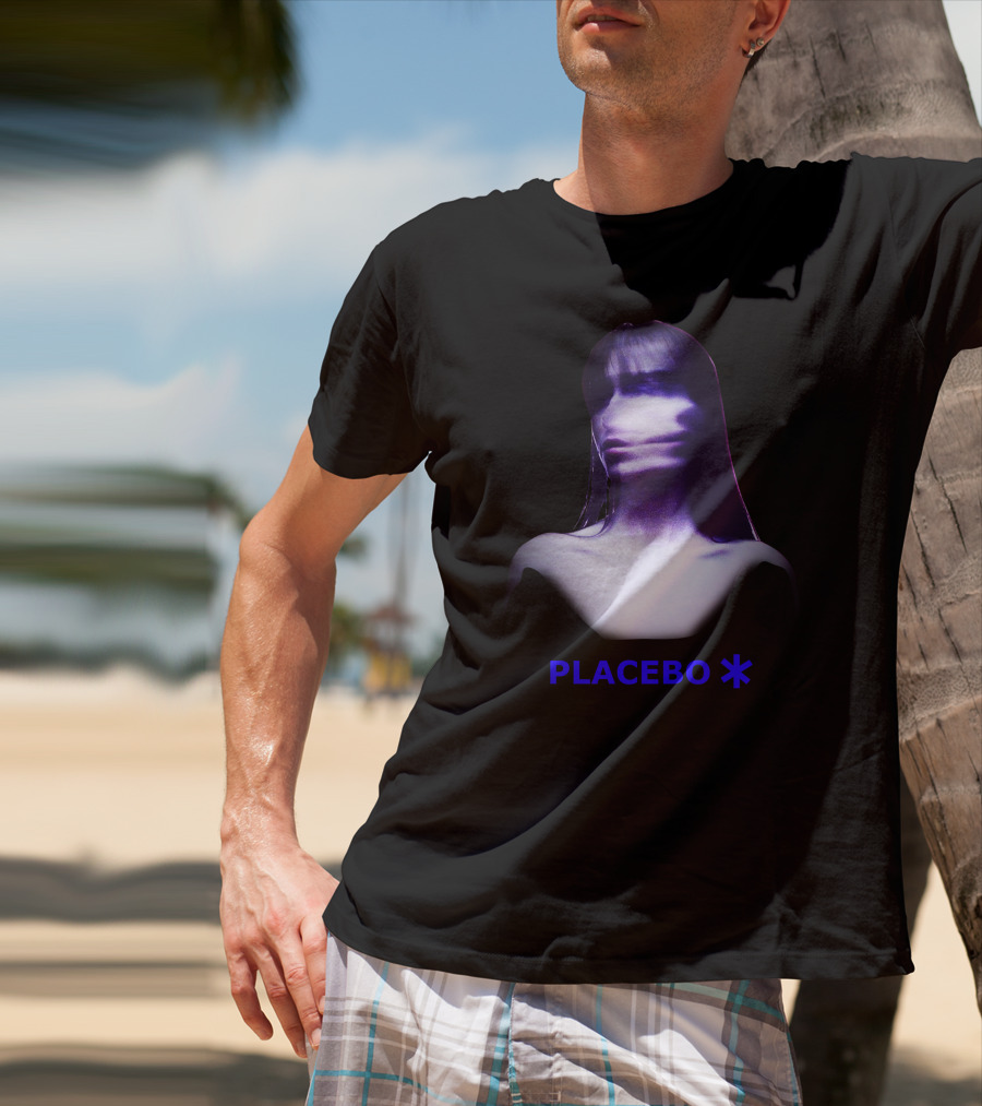 PLACEBO Purple Blur Girl T-Shirt