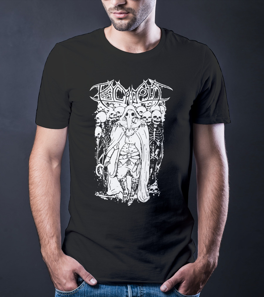 Psycroptic Plague Doctor With Skeleton Army T-Shirt