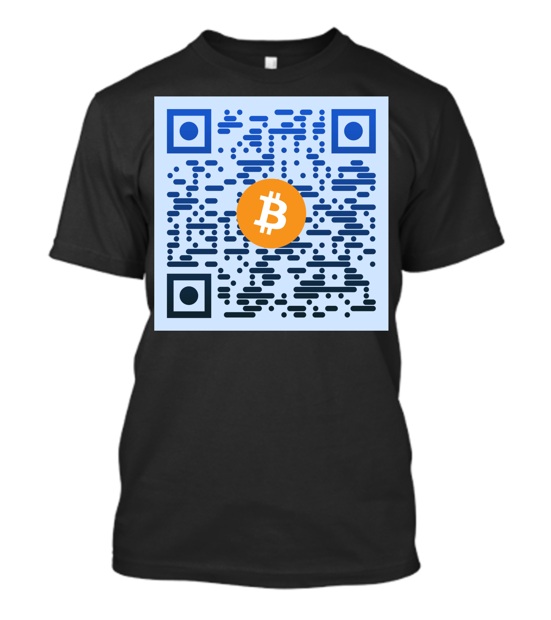 QR Code Bitcoin T-Shirt