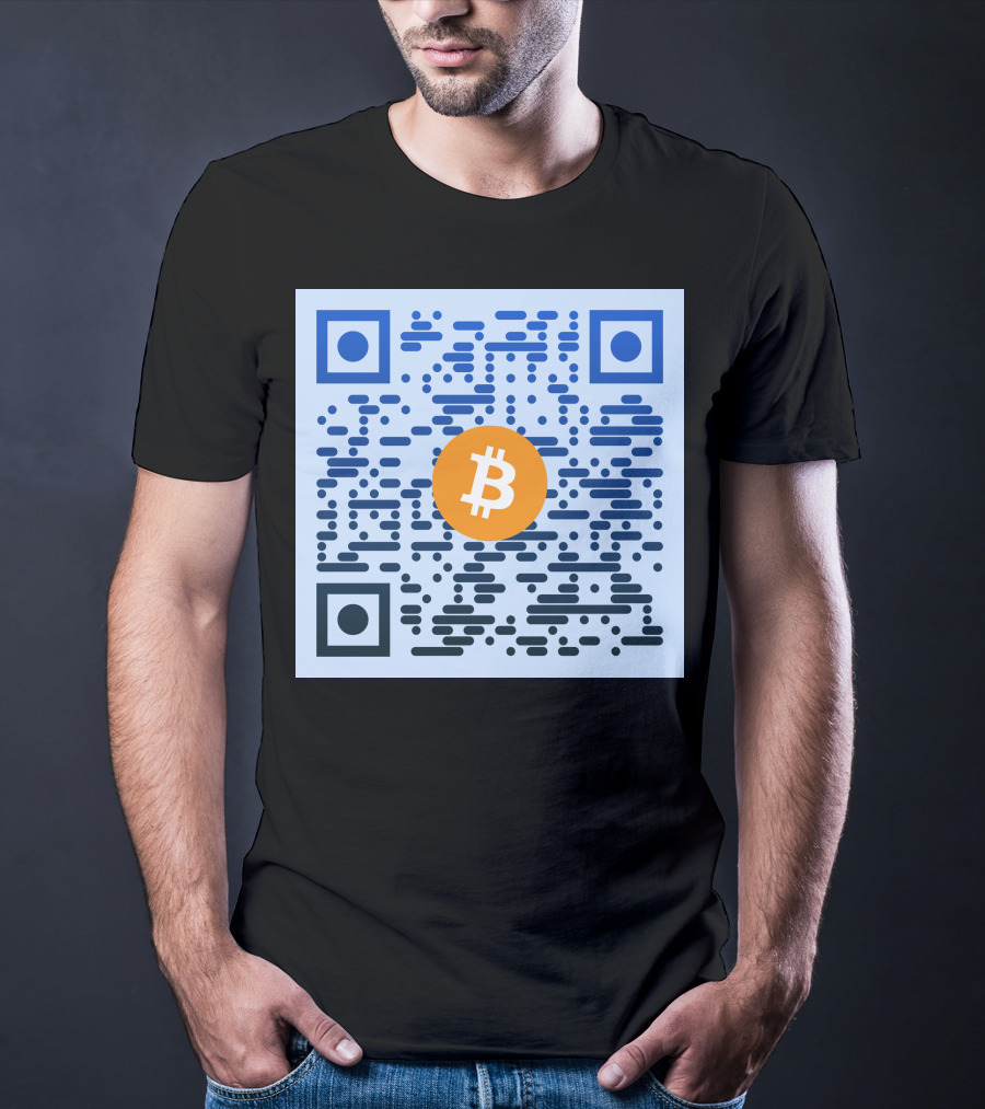 QR Code Bitcoin T-Shirt