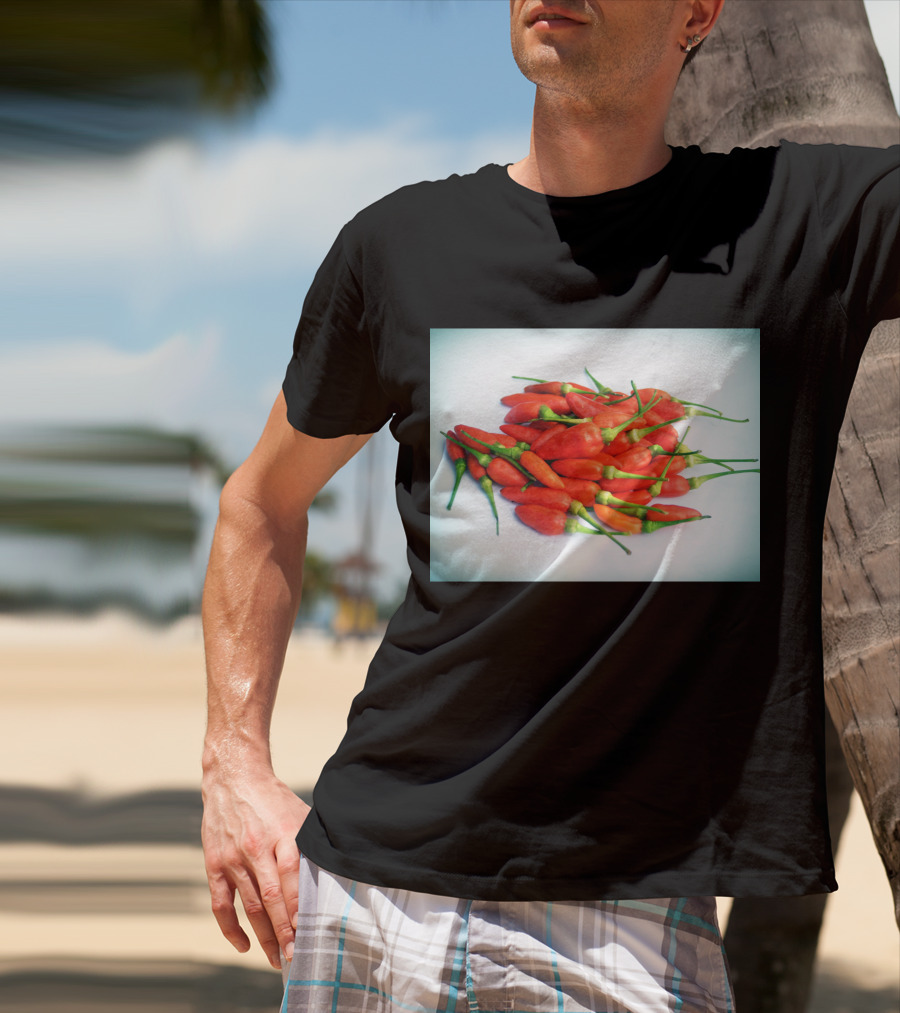 Red Chilli Peppers Abundance Hot And Spicy T-Shirt