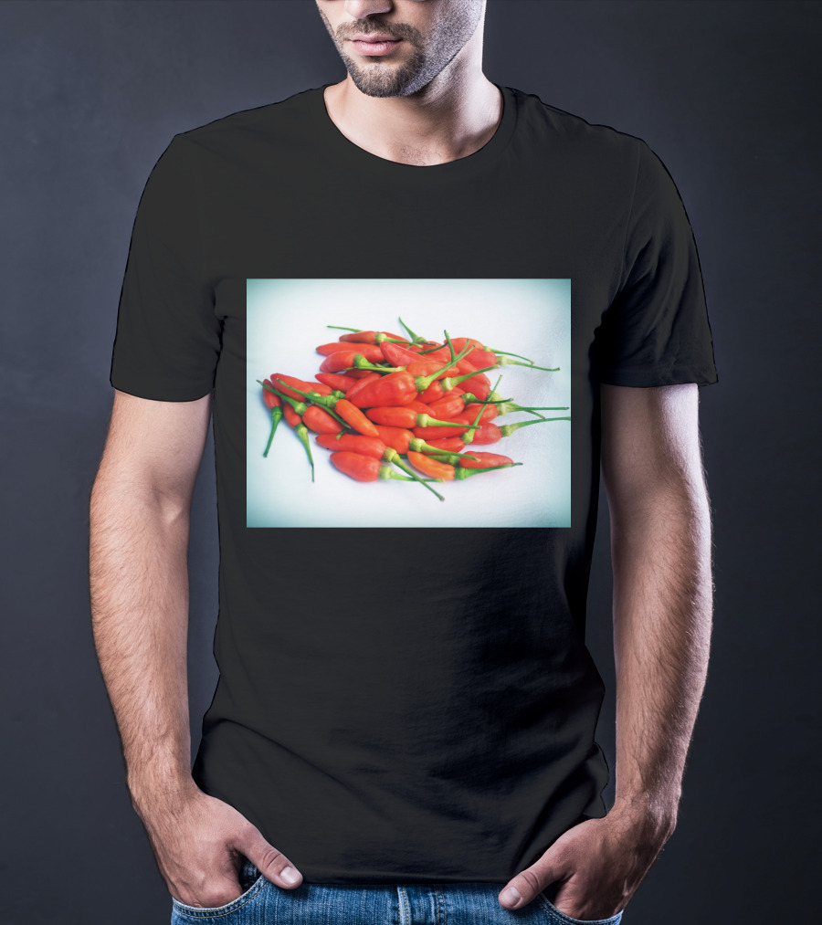 Red Chilli Peppers Abundance Hot And Spicy T-Shirt