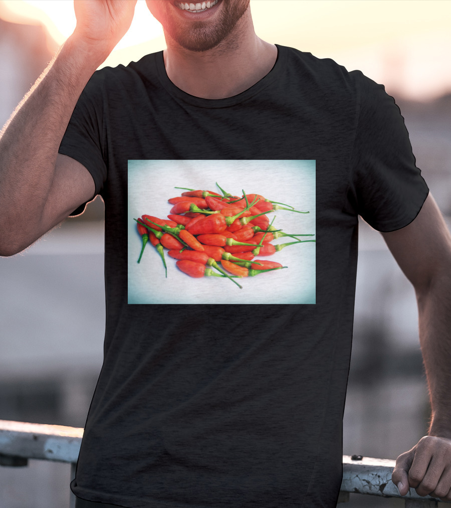 Red Chilli Peppers Abundance Hot And Spicy T-Shirt