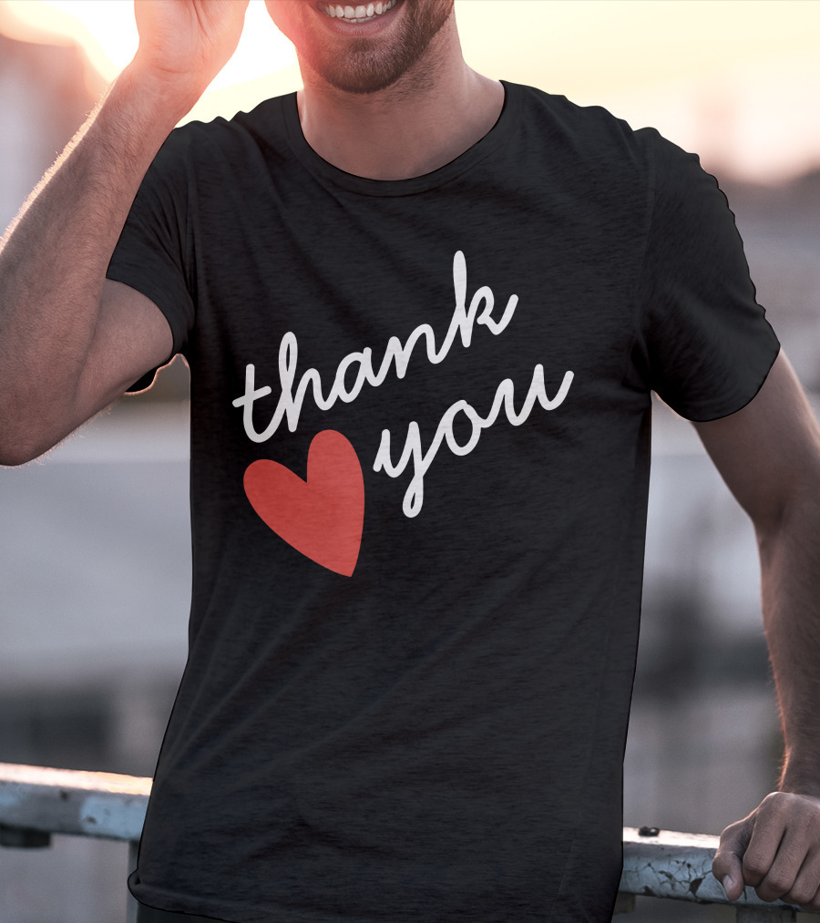 Thank You Red Heart T-Shirt