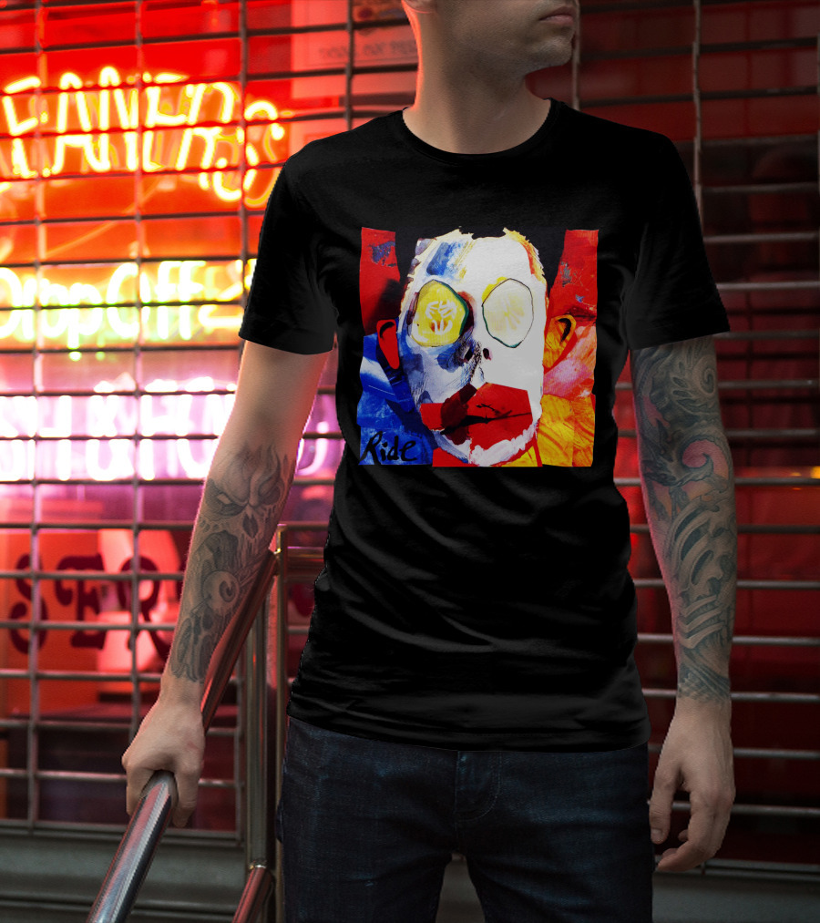 Ride Going Blank Again Album Cover Art Music Band T-Shirt