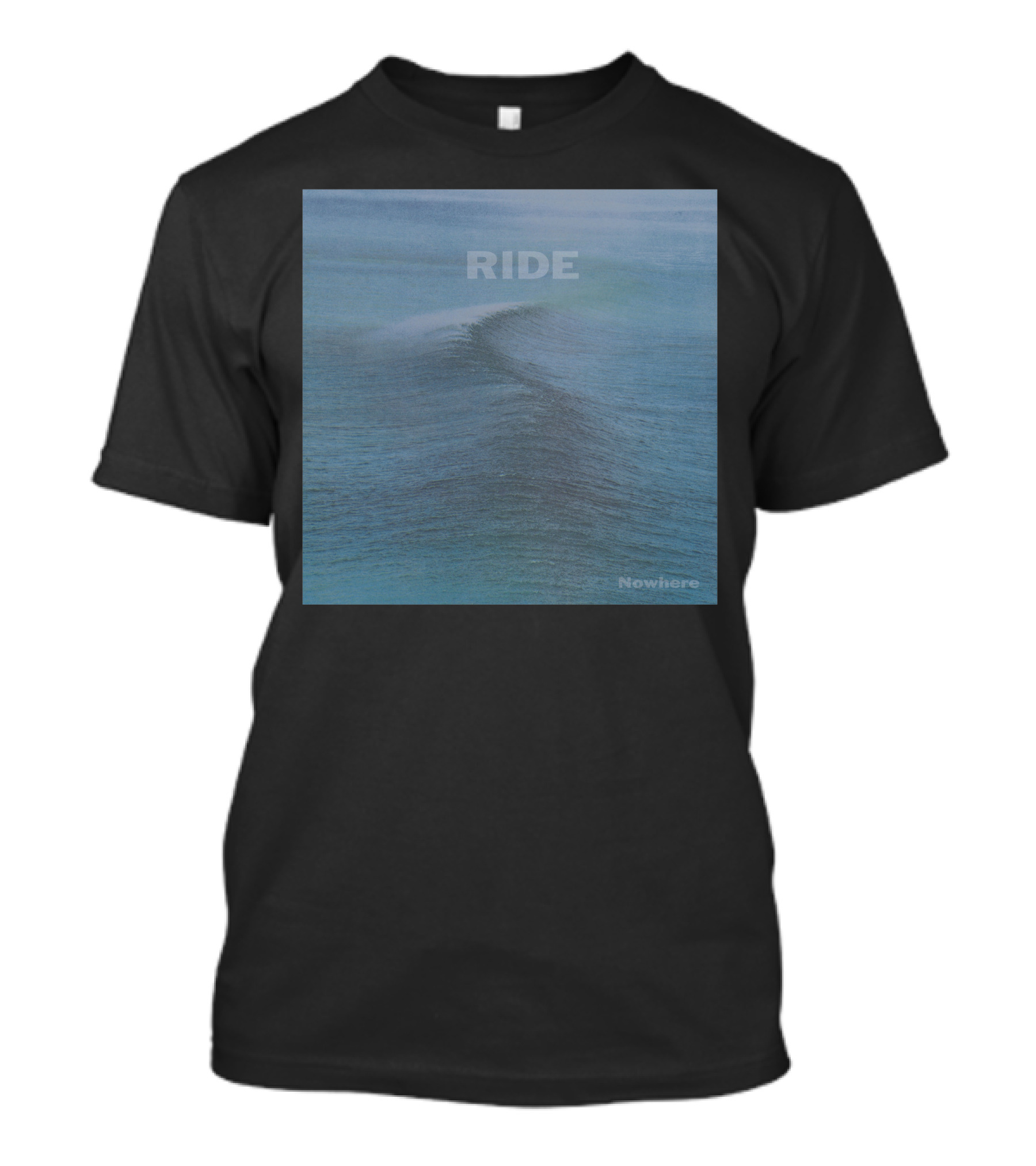 Ride Nowhere Album Cover Ocean Wave T-Shirt