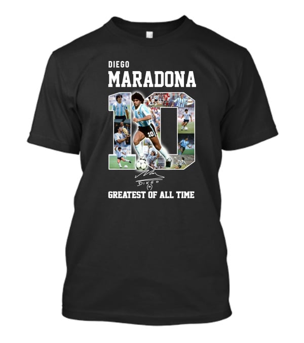 Diego Maradona 10 Greatest Of All Time T-Shirt