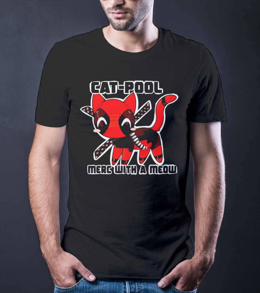 Cat-Pool Merc With A Meow T-Shirt