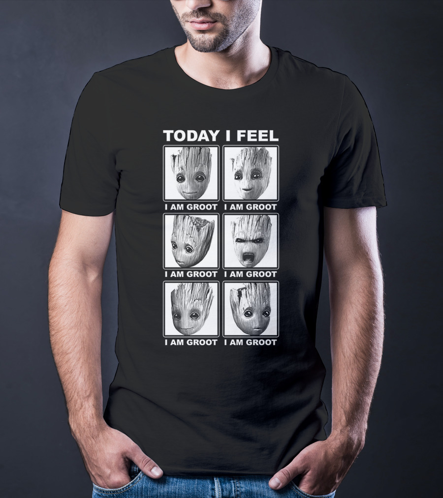 Today I Feel I Am Groot Emotions Variation T-Shirt
