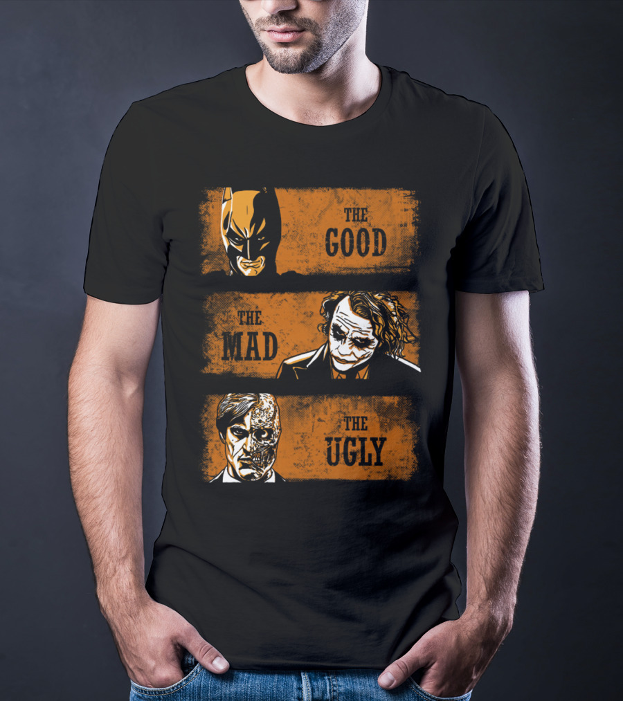 The Good Batman The Mad Joker The Ugly Two-Face T-Shirt