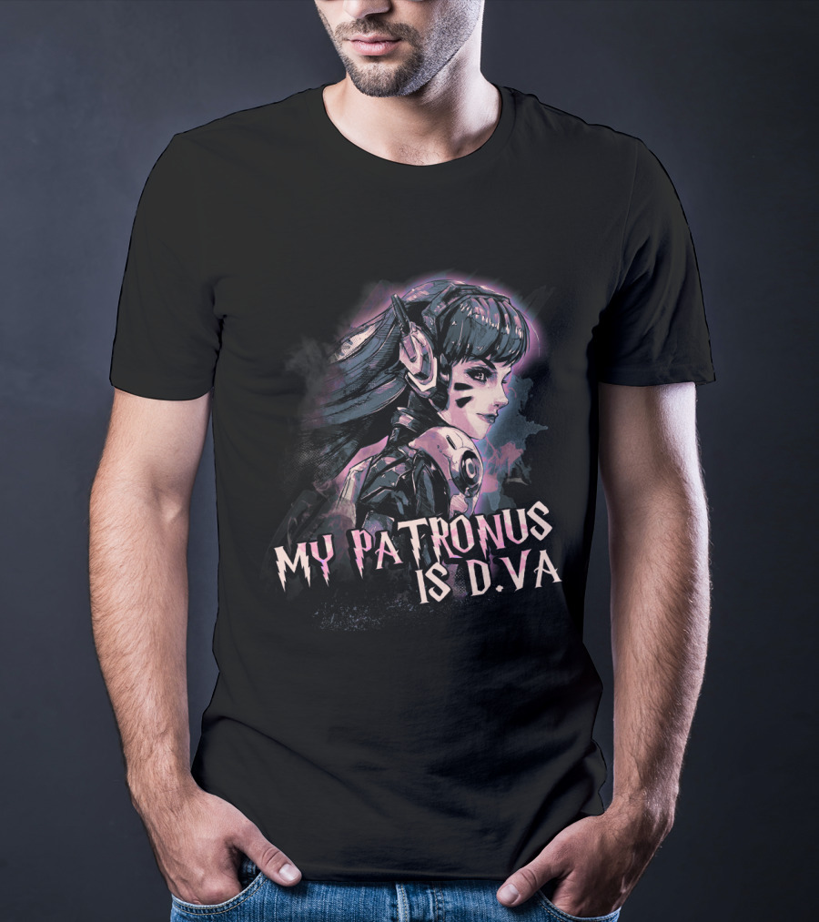 Game Overwatch D.Va My Patronus Is D.Va Fan T-Shirt