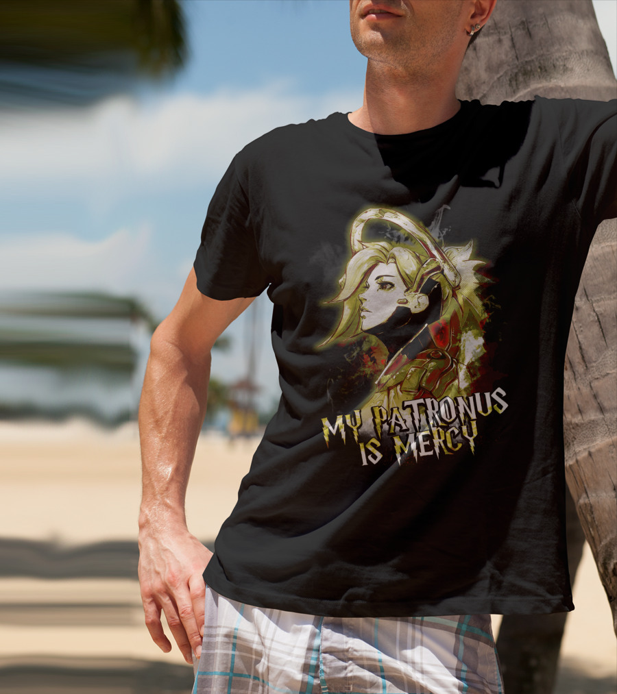 My Patronus Is Mercy Overwatch Gaming Character T-Shirt
