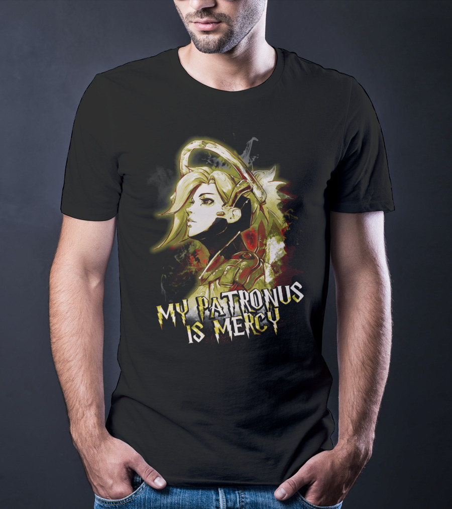 My Patronus Is Mercy Overwatch Gaming Character T-Shirt