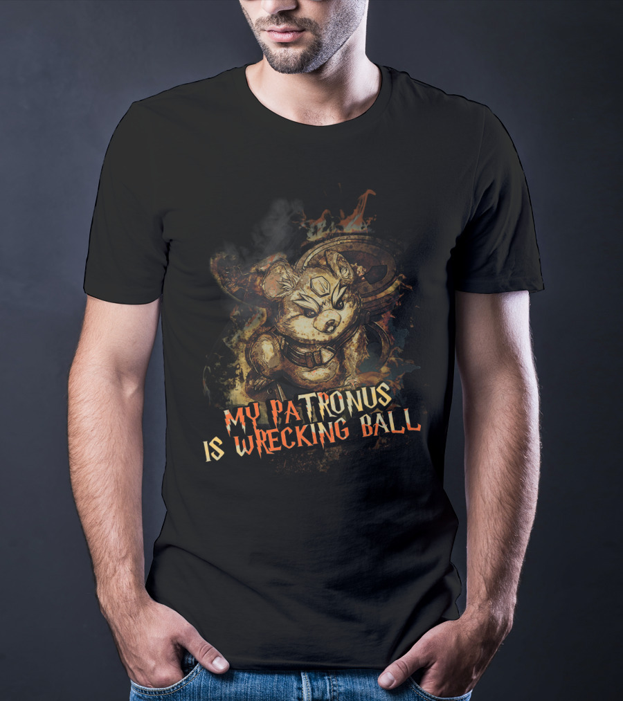 My Patronus Is Wrecking Ball Overwatch Hamster Character T-Shirt