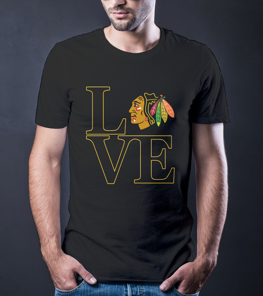 Love Chicago Blackhawks T-Shirt
