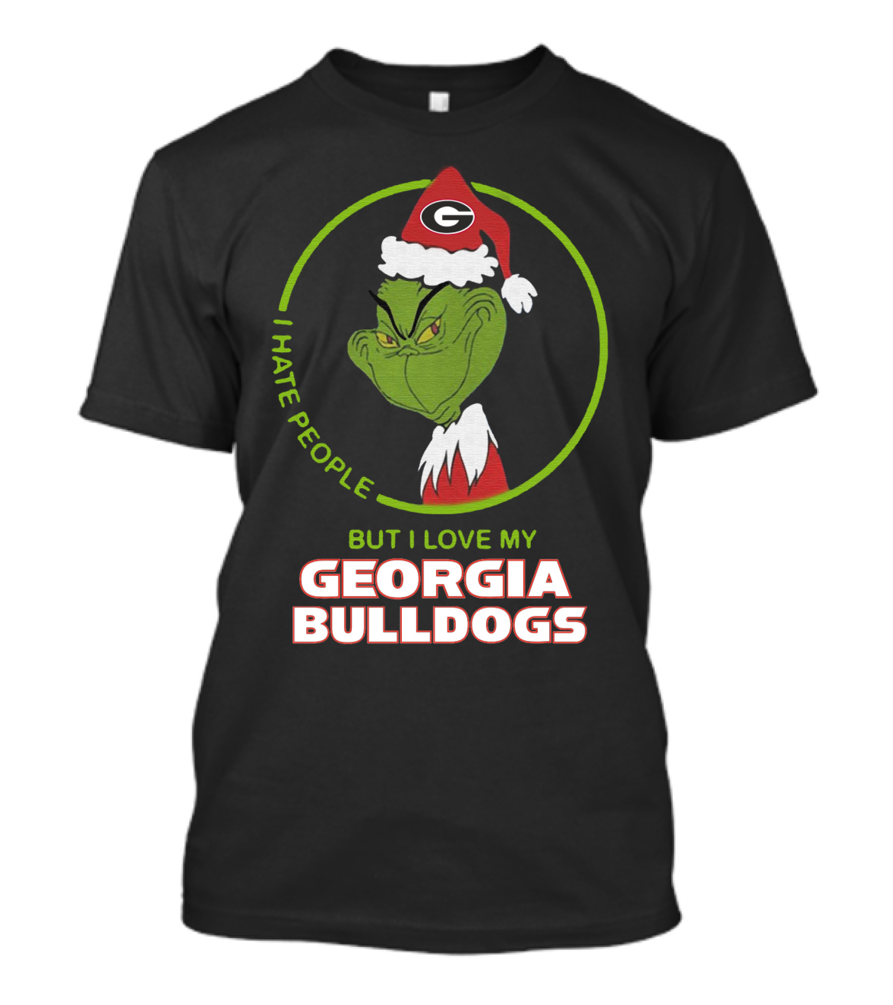 I Hate People But I Love My Georgia Bulldogs T-Shirt