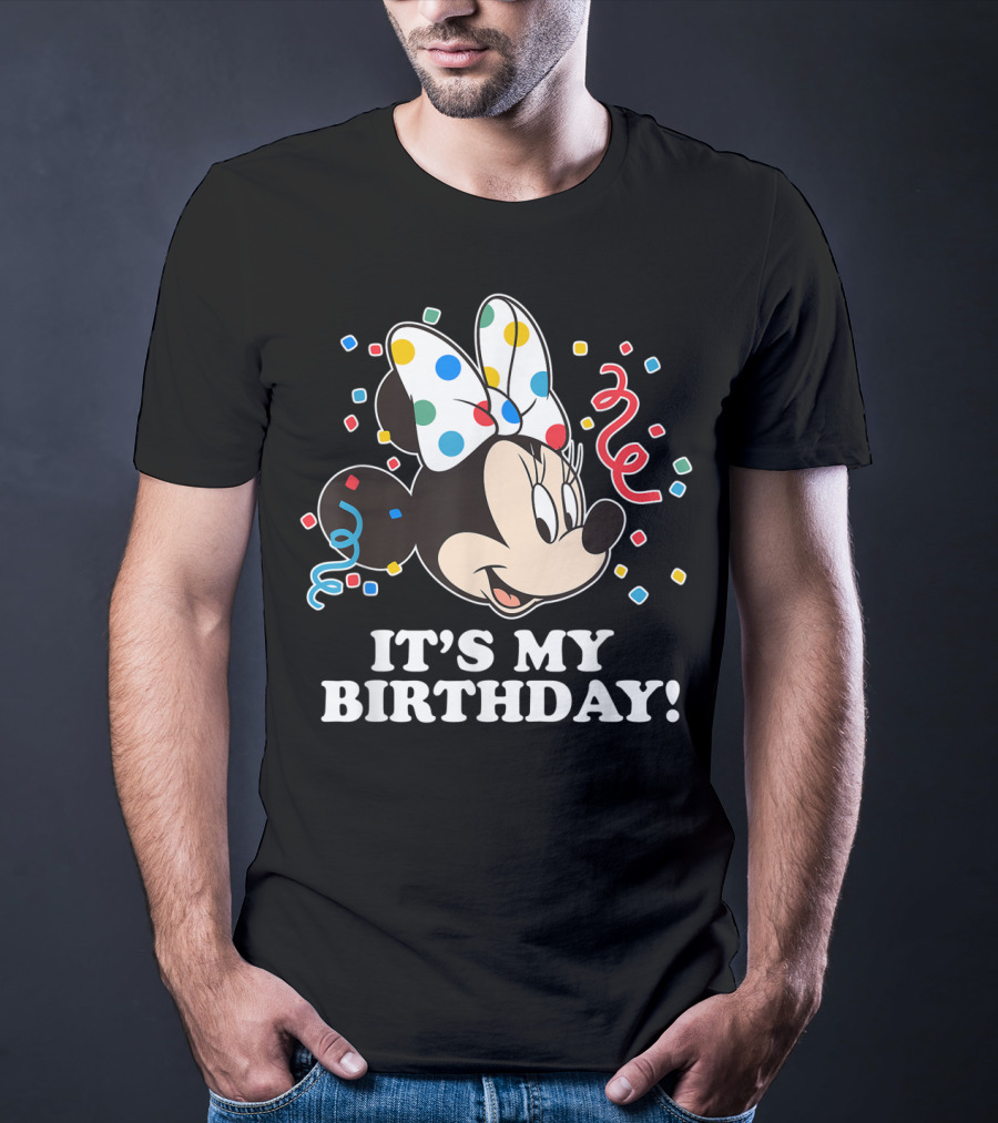 Minnie Mouse It's My Birthday Celebration T-Shirt
