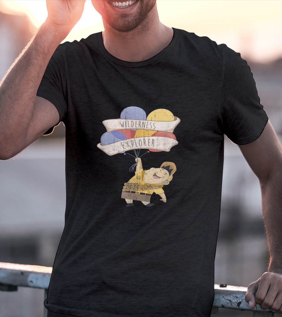 Wilderness Explorer Up Balloons Disney Films T-Shirt