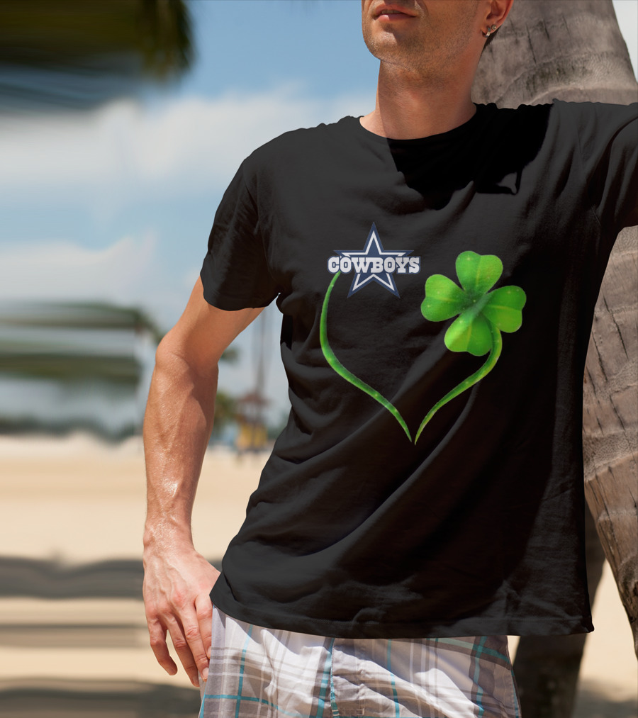 Cowboys Star Clover Heart T-Shirt