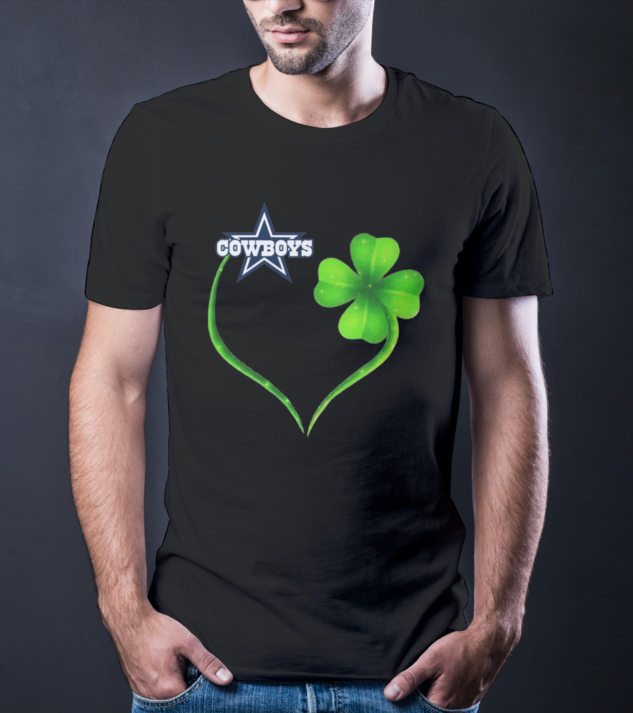Cowboys Star Clover Heart T-Shirt