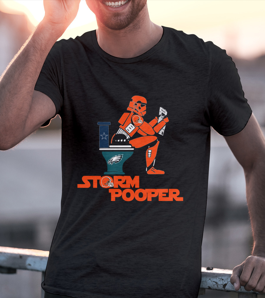 Storm Pooper Cleveland Browns Philadelphia Eagles Dallas Cowboys Legends T-Shirt