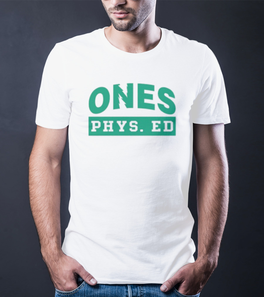 ONES Phys Ed Retro Sports Logo Vintage Gym T-Shirt