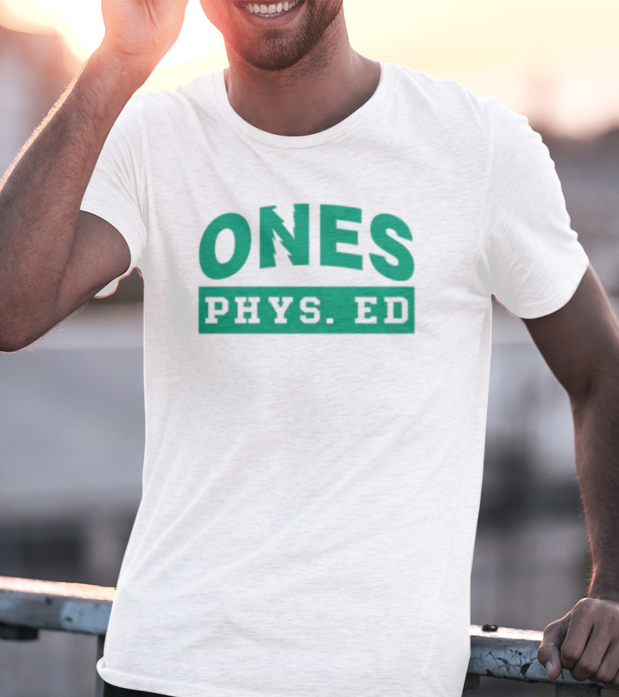ONES Phys Ed Retro Sports Logo Vintage Gym T-Shirt