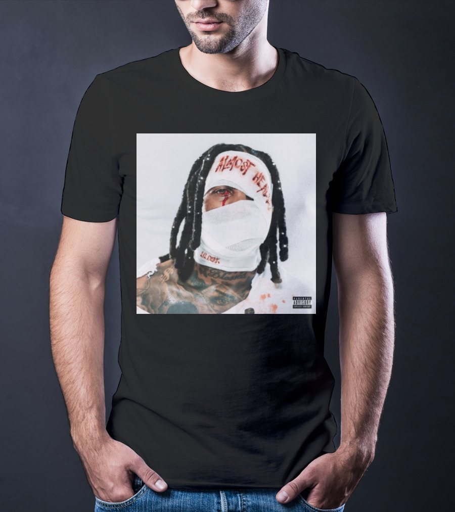 Lil Durk Almost Healed Bandaged Face Album T-Shirt