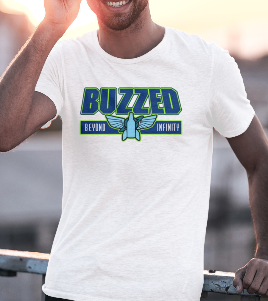 Buzzed Beyond Infinity Bottle With Wings T-Shirt