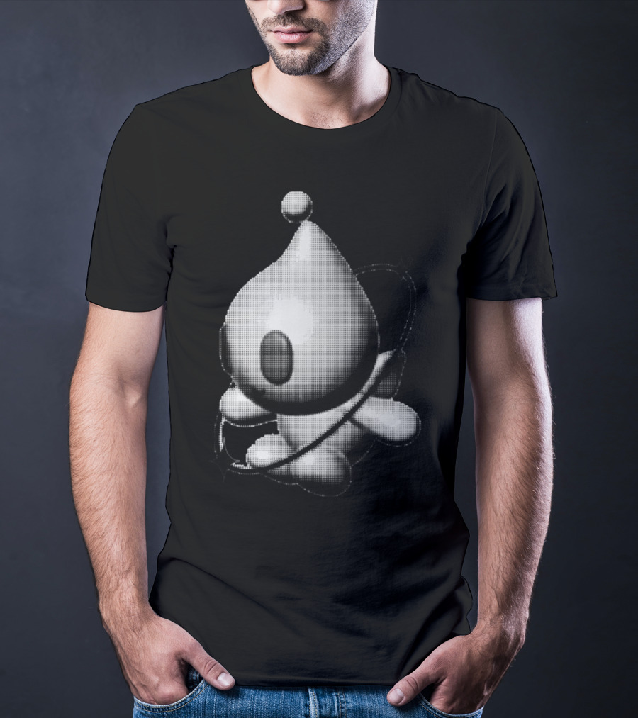 Y2k Friend Retro Digital Character With Orbiting Rings T-Shirt