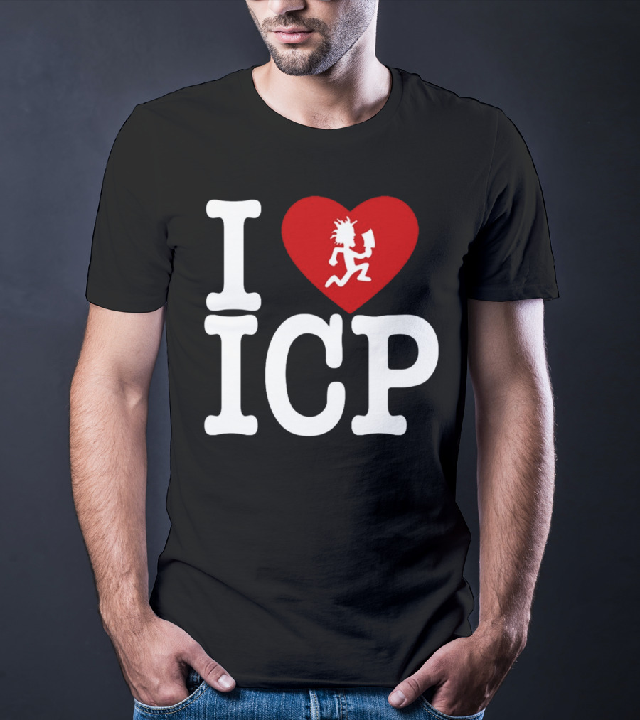I Heart ICP Hatchetman Red Heart Iconic T-Shirt